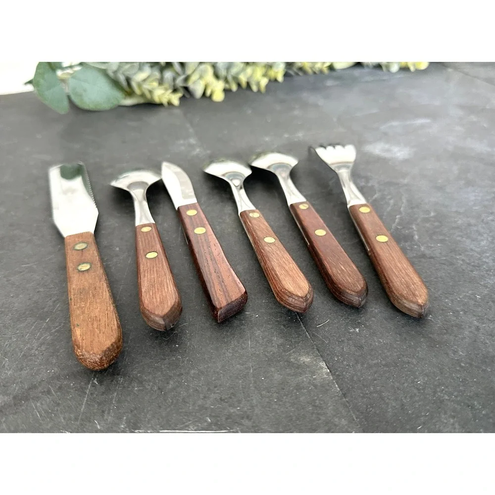 Washington Forge Town & Country flatware wood handle Handford Forge fork spoon